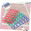 TOYANDONA 49pcs Multi-Color Bingo Balls for Raffle Games Lightweight Lottery Game Balls with Numbers for Parties and Events view 3