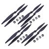 JNOEEDWN Propellers 2Pair Compatible with 8045/1045/1047/1147/1238/1260/1245 Carbon Fiber Propeller CF Blades Compatible with RC Quadcopter Hexacopter Multi Rotor UFO(1047 propellers) view 1