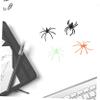 KOMBIUDA 100pcs Glow Dark Spider for Halloween Scene Decoration Festive Spider Finger Accessories for Parties Cosplay and Home Decor view 2