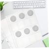 HOODANCOS Standard 9 Hole Stamp Album Binder Pages 20pcs Clear Pages for Collectibles view 3