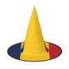 BGSHJVF Flag Of Chad Print Halloween Witch Hat Cosplay Caps Halloween Decoration Costume Accessories For Party view 1