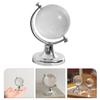CIYODO World Map Globe Adornment 2pcs Crystal Floating Earth Globes Wall Decor for Home view 3