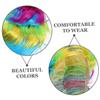 FOMIYES 2pcs Wigs for Halloween Dress up Rainbow Punk Masquerade Party Accessories Headpieces for Group Events and Gatherings view 3