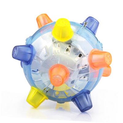 Gogogmee Glowing Toy Ball Jumping Music Ball Led Lights Boys and Girls Bouncy Music for Parties Random Color