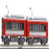 Tomytec 98148 N Gauge Hakone Tozan Train Type 2000 St. Moritz Allegra Paint Set, Railway Model Train view 1