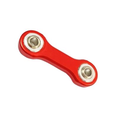 RC Tie Link Rods Compatible with ARRMA for SENTON 3S 1/10 RC Car Part 1pieces Aluminum Alloy Durable Steering Link Rod Steering Linkage Tie Rod(Red)