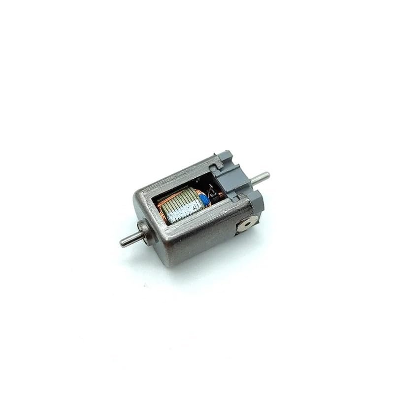 VUBBJCRS Small 15mm 010 Electronic Starter DC 6V 9V 12V 21000RPM High Speed Dual 1.5mm Shaft DIY RC HO Slot Car Rail Train Model