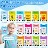 Toddler Toys Talking Flash Cards for 1 2 3 4 5 6 Year Old Boy Girl Birthday Gift, Montessori Educational Bilingual Spanish & English Learning Toy for Toddlers 1-3, Sensory Toys for Kids with Autism view 2