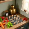 10Pcs Dollhouse Glass Jars Miniature: 1/12 Scale Glass Bottles Food Container for Kitchen Restaurant - Mini Canister Empty with CorkDollhouse AccessoriesDollhouses Dcor view 3