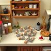 10Pcs Dollhouse Glass Jars Miniature: 1/12 Scale Glass Bottles Food Container for Kitchen Restaurant - Mini Canister Empty with CorkDollhouse AccessoriesDollhouses Dcor view 4