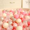 TRENDPLAY Ball Pit Balls Stars : Different Shapes - Mix Stars Shapes for Kids, Perfect for Parties, Pink Green Blue White Gray 50 100 200 500 Pack (Mix Pink, 100) view 4