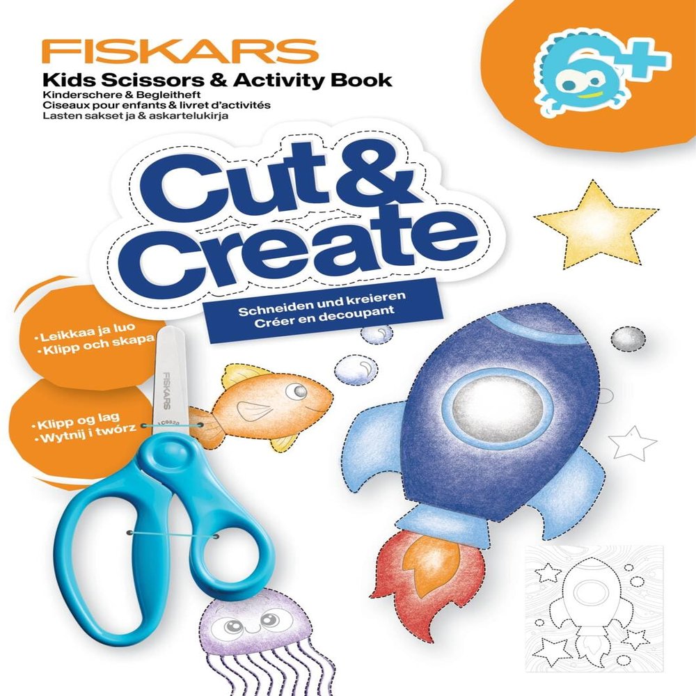 Children's Scissors & Craft Book Petrol from 6 Years