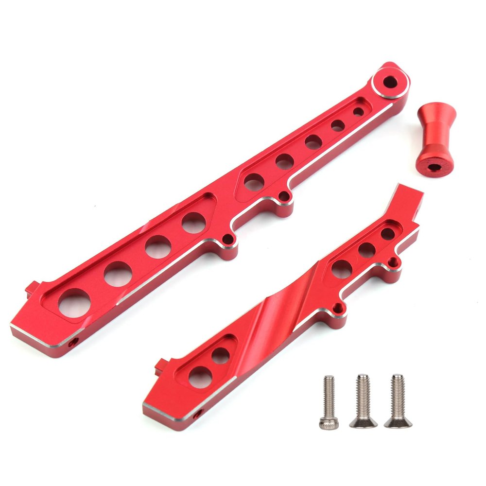 Aluminum Alloy HD Chassis Brace Set for Front Rear Brace for Arrma 6S 1/7 Limitless V1,Felony/Infraction BLX Upgrade Parts Aluminum Center Cars Hopups Part,Replaces ARA320511,Hop Ups Support Frame