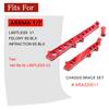 Aluminum Alloy HD Chassis Brace Set for Front Rear Brace for Arrma 6S 1/7 Limitless V1,Felony/Infraction BLX Upgrade Parts Aluminum Center Cars Hopups Part,Replaces ARA320511,Hop Ups Support Frame view 2