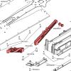 Aluminum Alloy HD Chassis Brace Set for Front Rear Brace for Arrma 6S 1/7 Limitless V1,Felony/Infraction BLX Upgrade Parts Aluminum Center Cars Hopups Part,Replaces ARA320511,Hop Ups Support Frame view 3