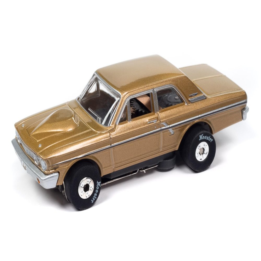 Auto World Thunderjet 1964 Ford Thunderbolt - Prairie Bronze HO Scale Slot Car