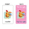 Bilingual Hmong Flashcards for Toddlers, Preschoolers, Adults, ESL, Colors, Shapes, Animals, Family, Weather, Talking view 2