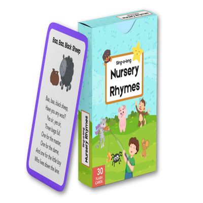 Nursery Rhyme Cards for Babies and Toddlers, Early Learning Resources, Educational Preschool Children's Toys