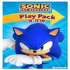 Sonic the Hedgehog Play Packs | Sonic Party Favors | Sonics Coloring Pad, 2 Mini Crayons, and a Sticker | Officially Licensed | 10-Pack Goodie Bags view 2