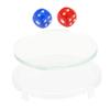 Abaodam Tempered Glass Cover for Mahjong Machine Dice Tray Accessory with Protective Design Fits Dice Box Quieter Gaming Experience Complete for Mahjong Play view 1