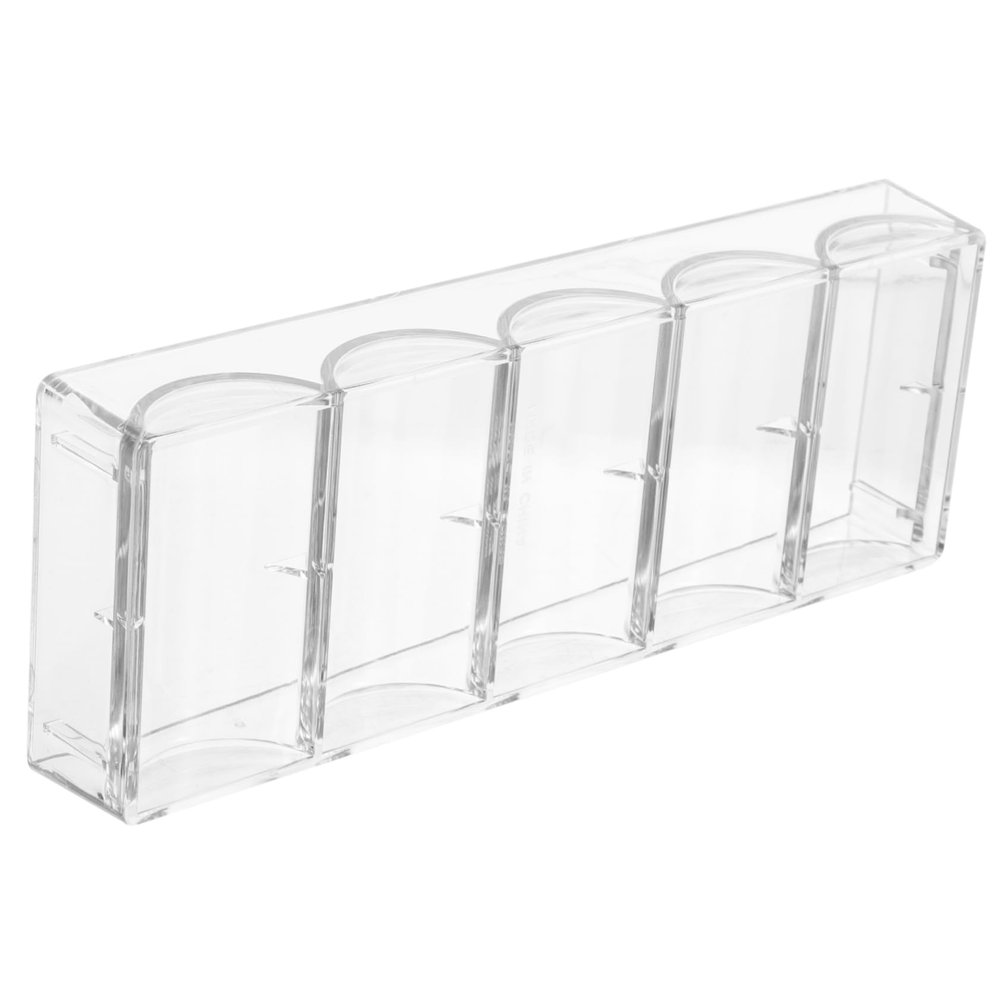 CORHAD Professional Poker Chip Tray Plastic Poker Chip Case Display Stand Boxes for Home