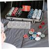 CORHAD Professional Poker Chip Tray Plastic Poker Chip Case Display Stand Boxes for Home view 3