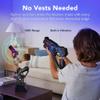 Best Choice Products Set of 4 Laser Tag Blasters, Rechargeable Infrared Lazer Tag Set & Docking Station, No Vests Needed - Gray/Purple/Red/Blue view 3