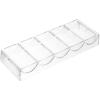 TOYANDONA Transparent Poker Chip Holder Large Capacity Tray for Easy Organization Wear-Resistant Chip Case for Poker Games Convenient Storage view 1