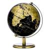 Exerz 5.5" Globe Black & Golden, Mini World Globe Educational Geographic - Bronze Arc and Base view 1