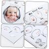 ANDRESLAD 1pc Growth Record Photo Frame for Months White Keepsake Picture Display for Boy Girl for Memories and Birthday Celebrations view 3