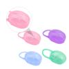 ANDRESLAD 4pcs Pacifier Storage Box Portable Protective Case for Pacifiers Easy to Clean Dust Holder Multi-use Pp Material Random Options view 2