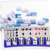 BRIGHTFUFU Domino Holders Rack Card Display Stand for Gaming Cards for Adults Organizes and Elevates Effortlessly view 4