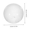 BUGUUYO 2000pcs Solid Glass Balls Mini Clear Glass Spheres for Laboratory Use Transparent Precision Balls for Chemical Experiments and Culturing view 2