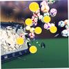 PRETYZOOM 50pcs Openable Lottery Balls Yellow Raffle Drawing Props for Parties Games and Events Activity Balls for Surprising Guests and Celebrations view 4