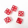 HOOTNEE Pu Leather Dice Cup with Felt Lining for Quiet Rolling Includes Transparent Red Dice for Home and Bar Games view 3