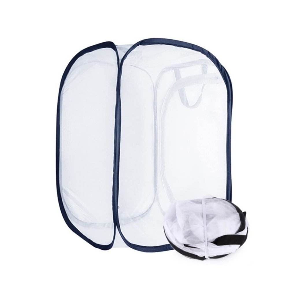 Hemoton Foldable Insect Cage for Boys and Girls Portable House for Outdoor Nature Exploration Encourages Observation and Learning Zipper Random