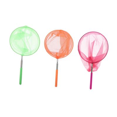 Alasum 3pcs Portable Boys and Girls Fishing Net Butterfly Nets Bug Catching Stainless Steel for Kit