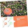 Alasum 3pcs Portable Boys and Girls Fishing Net Butterfly Nets Bug Catching Stainless Steel for Kit view 4