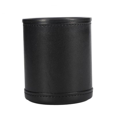BCOATH 1pc Dice Game Box Dice Pu Leather Cup Silent Shaker for Ktv Bar Party Home Entertainment Easy to Read
