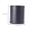 BCOATH 1pc Dice Game Box Dice Pu Leather Cup Silent Shaker for Ktv Bar Party Home Entertainment Easy to Read view 3