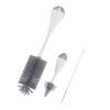 TOYANDONA 3pcs Silicone Bottle Cleaning Set Ergonomic Long Handle Brushes for Versatile Cleaning of Milk Bottles Water Cups and Wine Lightweight and Durable Design view 1