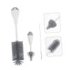 TOYANDONA 3pcs Silicone Bottle Cleaning Set Ergonomic Long Handle Brushes for Versatile Cleaning of Milk Bottles Water Cups and Wine Lightweight and Durable Design view 2