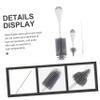 TOYANDONA 3pcs Silicone Bottle Cleaning Set Ergonomic Long Handle Brushes for Versatile Cleaning of Milk Bottles Water Cups and Wine Lightweight and Durable Design view 4