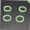 Holibanna 100pcs Luminous Plastic Finger Rings Dark Party Decorations Fun Fluorescent Accessories for Adults for Festivals and Celebrations view 4