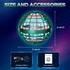2026 Flying Orb Ball Toy - Christmas Cool Novelty Gift Hover Ball Galaxy Boomerang Hand Drone Magic Floating Ball Orbit Mini Outdoor Fidget Toy Stocking Stuffer for Kids Boys Girls Teens - (Green) view 3
