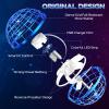 2026 Flying Orb Ball Toy - Christmas Cool Novelty Gift Hover Ball Galaxy Boomerang Hand Drone Magic Floating Balls Orbit Mini Outdoor Fidget Toy Stocking Stuffer for Kids Boys Girls Teens (Blue+Pink) view 2