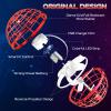 2026 Flying Orb Ball Toy - Christmas Cool Novelty Gift Hover Ball Galaxy Boomerang Hand Drone Magic Floating Ball Orbit Mini Outdoor Fidget Toy Stocking Stuffer for Kids Boys Girls Teens - (Red) view 2