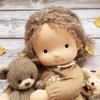 BITYEYE Waldorf Doll Handmade, Handmade Waldorf Doll, Vintage Crocheted (#39) view 2