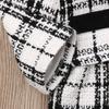 MBMSHEGH Baby Girls 2Pcs Princess Outfits Autumn Winter Clothes Long Sleeve Patchwork Dress+Plaid Coat Tops Formal Costumes (A-Plaid, 5-6 Years) view 4