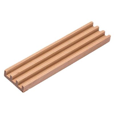 Anneome Wooden Domino Frame Rack Holder Game Tray Board Game Accessory Display Stand Natural Wood